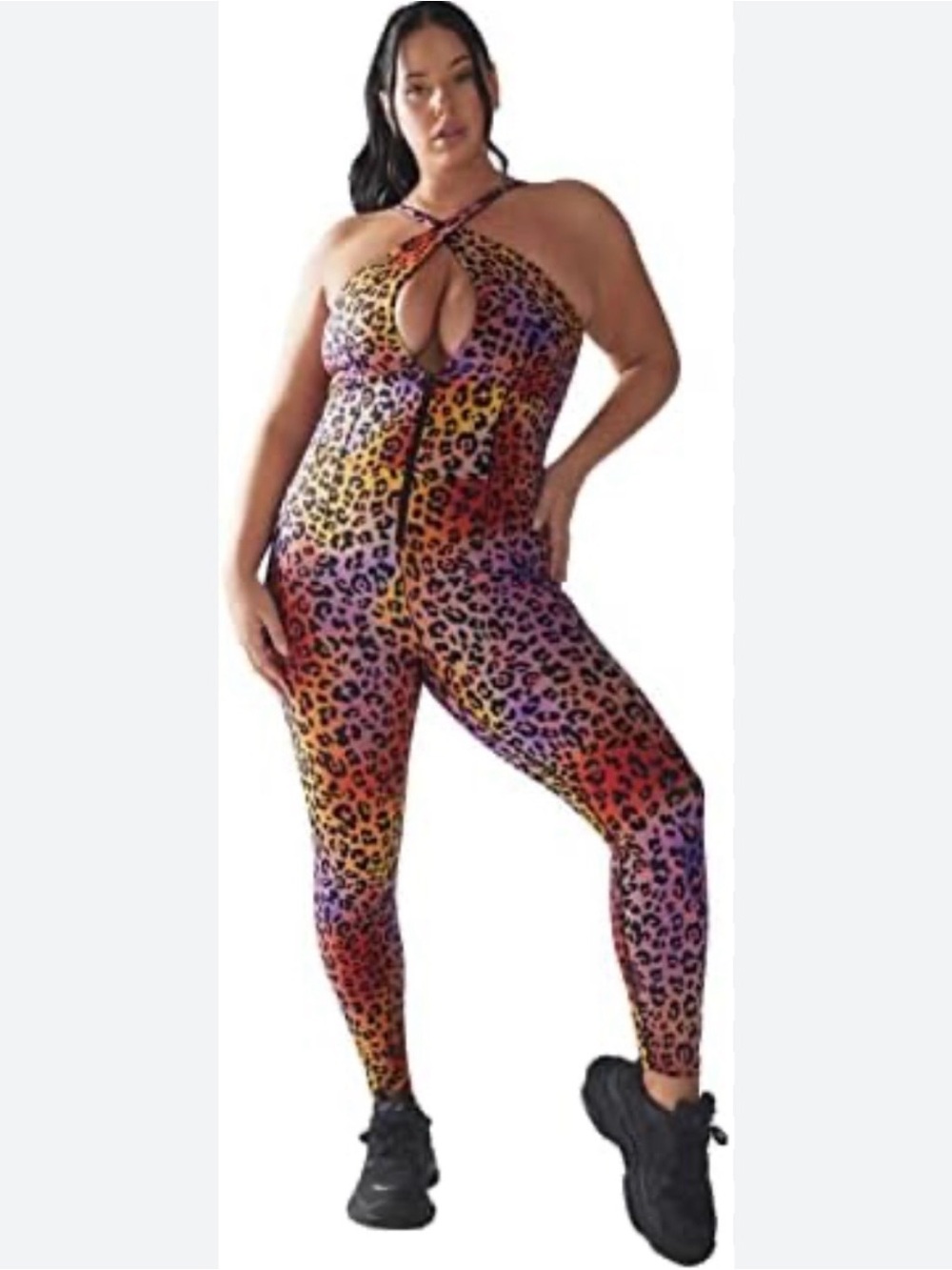 Fenty Savage colorful animal print sculpting bodysuit 3x